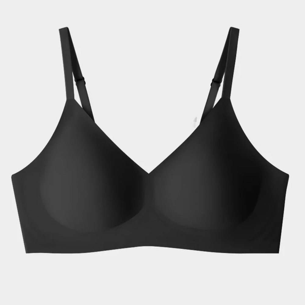 NWT | EBY Black Seamless T-Shirt Bra - Ladies Comfort Support, Small DD